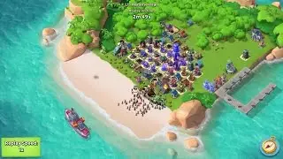 Boom Beach - Defending Against Lt. Hammerman Lvl 7