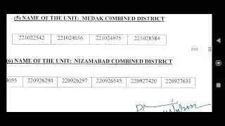 telangana ja# junior assistant merit list results