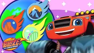 Race Around the World 🌎🔎 Find the Badges Game | Blaze And The Monster Machines