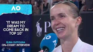 Elina Svitolina On-Court Interview | Australian Open 2026 Quarterfinal