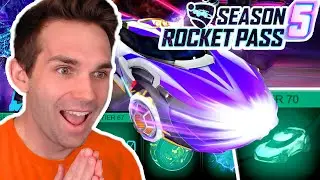 *NEW* SEASON 5 ROCKET PASS ITEMS SHOWCASE (Rocket League Update)