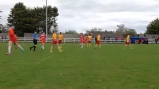 Joe Copley's penalty to win U17 cup for Coole FC