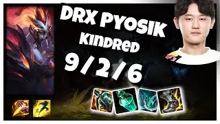 Kindred vs Graves DRX Pyosik JUNGLE (9/2/6) Gameplay Replay - Patch 10.24