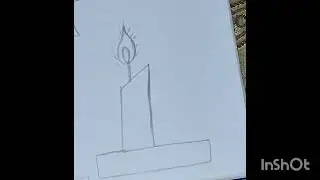 make candle 🕯️ with no. 1 in a easy and simple way #viral #tutorial #art #drawing