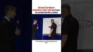 How to underwrite an Apartment Real Estate deal by 14 year old Kid and Mentor Grant Cardone
