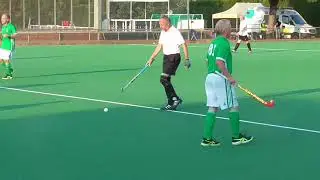 TT Ireland 3 v Germany 1. Over 60 Mens Hockey. grand Masters World Cup, Barcelona, Spain 2018