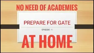 How to prepare and crack gate|lectures|syllabus|strategy|mechanical engineering|at home|in english