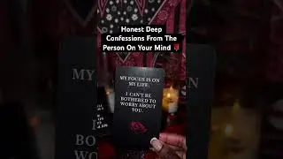 Honest Deep Confessions From The Person On Your Mind 🌹 #tarot #pickacardadvice #love #pickaacard
