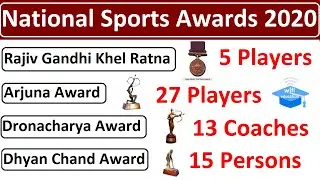National Sports Awards 2020 announced: Here's full list of awardees || National Sports Awards 2020