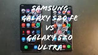 Samsung S20 Ultra VS Samsung S20 FE - Speed, RAM, Temperature, Benchmark Test!