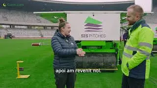 Cluj Arena-Interviu Gazon Luna & SIS Pitches| Tehnologia gazonului hibrid pe stadioanele de fotbal !
