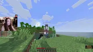 beating minecraft while we hunt each other down (with sam!)