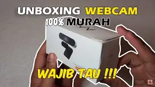Unboxing Webcam USB XIAOVV 1080P  MURAH CUMA 100 RIBUAN !!