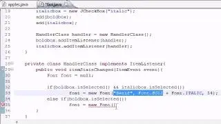 Part 65: Java Programming Tutorial - The Final Check Box Program .