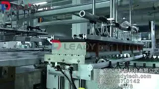 Semi-automatic assembly line for T8 LED light tube