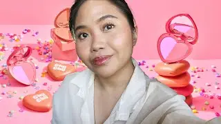 Обзор румян CHU CHU BEAUTY HEART DUO | Тест всех оттенков на стойкость | Грейс Ромеро