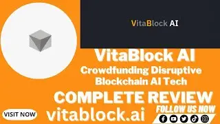 VitaBlock Al Crowdfunding Disruptive Blockchain Al Tech Complete Review URDU/HIND