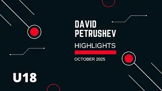 David Petrushev / Left - footed Central Midfielder / RCM / 2008 / U18 / ● Highlights / October 2025