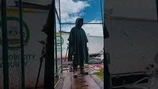 Rainy Coat Sports Football Pitch Dandora Stadium Nairobi City County Kenya East Africa Sportpesa Lea
