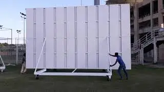 Cricket Sight Screen Black & White