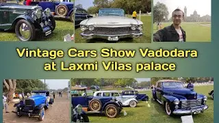 Vintage car show at Vadodara 2023 | 21 Gun Salute Concours d`Elegance 2023 | Laxmi Vilas Palace