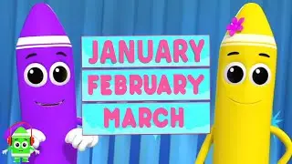 Mesi Dell'Anno Video Educativo Per I Bambini | Altre Rime In Italiano - Baby Rainbow