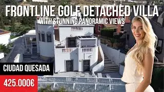 ⛳️FRONTLINE GOLF DETACHED VILLA WITH PANORAMIC VIEWS | CIUDAD QUESADA, COSTA BLANCA⛳️