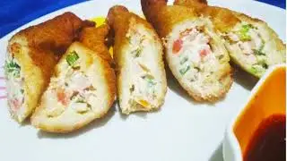 Bread curd fire roll ---- दही के शोले --- Dahi bread Rolls -- Dahi ke kabbab Rolls