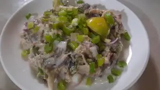BANANA BLOSSOM SALAD// ENSALADA PUSO NG SAGING// @cookiseat894 