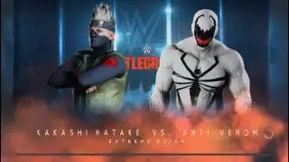 WWE 2K18 - Kakashi Hatake Vs. Anti - Venom Extreme Rules (PS5 4K HDR)