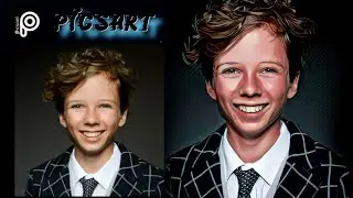 OIL PAINTING/CARTOON PORTRAIT Effect Using PicsArt & Remini | Editing Tutorial Video | QUICK EDIT