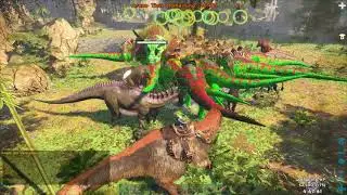 ARK Survival Evolved PVE Official Dinopithecus King gamma solo