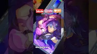 ASMR Drawing Genshin Impact Flins x Magical Girl  #イラストメイキング #animeart #art #anime
