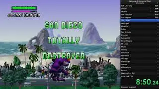 [Rampage 2: Universal Tour] Speedrun / America% / 40:46.21
