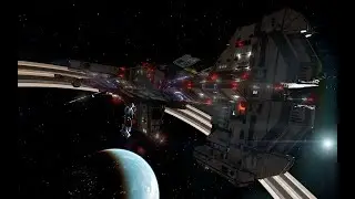 Elite Dangerous - Carrier Jump Bridge POV #2