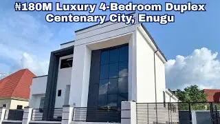 Inside a ₦180M 4-Bedroom Luxury Duplex in Centenary City Enugu | Move-in Ready Family Home