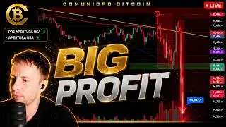 Bitcoin Trading EN VIVO + SORTEO 🔴 Apertura USA