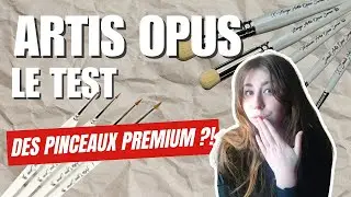 Des pinceaux DE LUXE ULTRA PRECIS ! ARTIS OPUS !