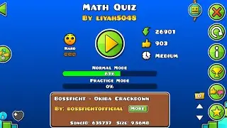 Geometry Dash - Math Quiz (By Liyah5048) (All Coins)