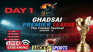 DAY 1  GPL 🏏🔥  Ghadsai Premier League | Season 2 | Live Local Cricket Match | Cricket Festival