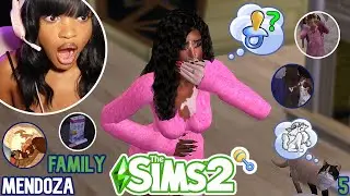 ANOTHER BABY?! 🍼😳🤔 |Mendoza family|  - Part 5 | #Sims #Sims2 #Sims2LetsPlay #gaming #blackSimmer
