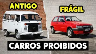 5 CARROS que o GOVERNO PROIBIU no BRASIL! A LEI PERMITE VENDER OU COMPRAR?