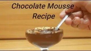 Chocolate Mousse Recipe Just In 10 min Without cream and easy