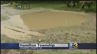 Flooding Causes Travel Issues In South Jersey