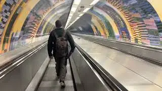 The New Moving Walkway At Bank Underground Station | Waterloo and City Line | London | 4K |