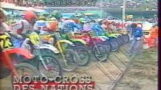 MXDN Villars 1988. les courses.