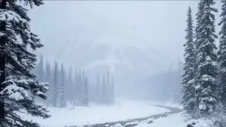 Background snow