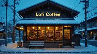 Lofi Coffee Break 📚 Chill Beats on Snowy Day to Relax/Study
