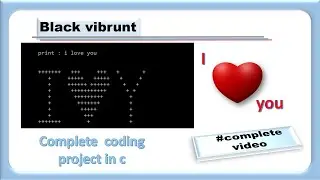 print " i love you " in C programming #complete_project #i_love_you #I_LOVE_YOU #143 #LOVE