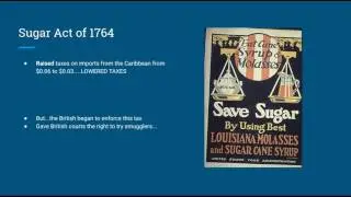 Prelude to the American Revolution